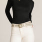 Ezra | Studded Leather Belt with Square Buckle