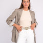 Ezra | Studded Leather Belt with Square Buckle