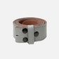 Lia | Light Grey Soft Leather Belt Strap