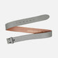 Lia | Light Grey Soft Leather Belt Strap