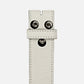 Lia | Off White Soft Leather Belt Strap
