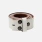 Lia | Off White Soft Leather Belt Strap