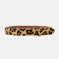 Amalia | Leopard Cow Hair Leather Belt Strap