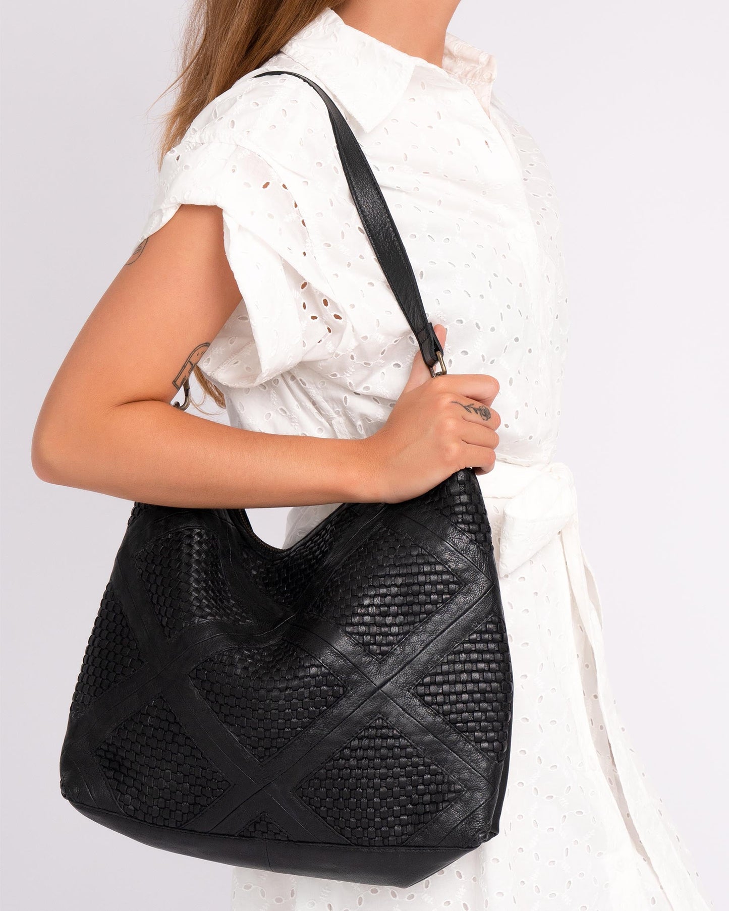 Middel | Bohemian Leather Crossbody Bag