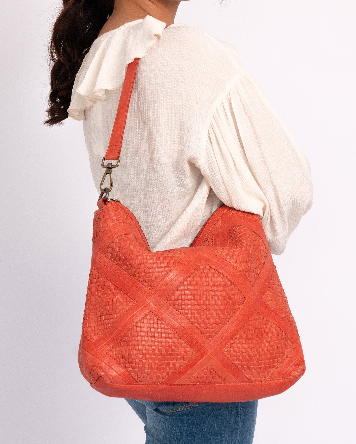 Middel | Bohemian Leather Crossbody Bag