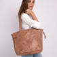 Muskens | Large Leather Tote Bag