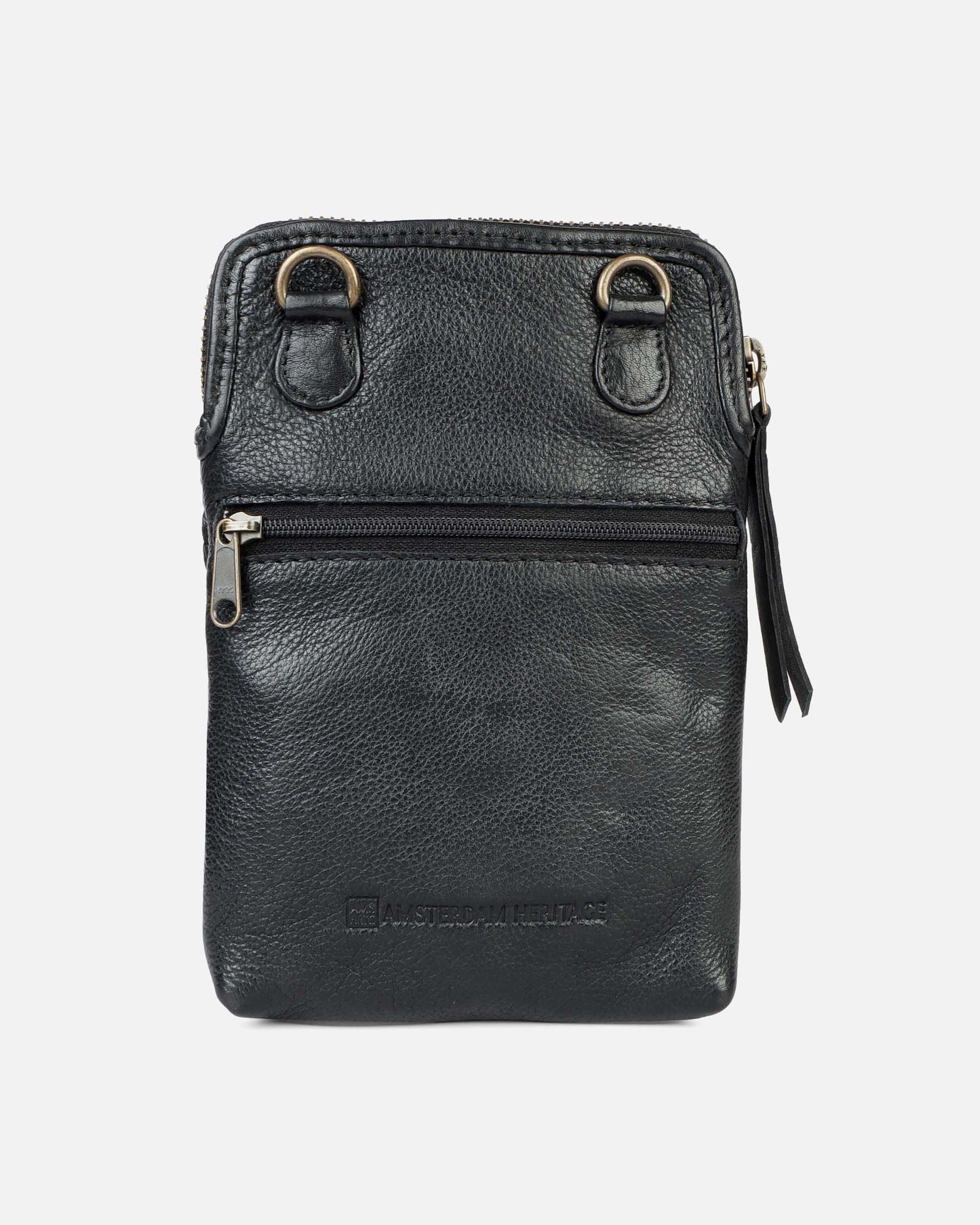 Milder | Chess Patterned Leather Phone Bag