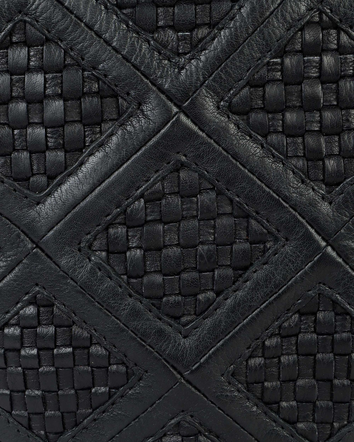 Milder | Chess Patterned Leather Phone Bag