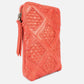Milder | Chess Patterned Leather Phone Bag