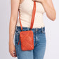 Milder | Chess Patterned Leather Phone Bag