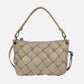 Wang | Woven Leather Shoulder Bag