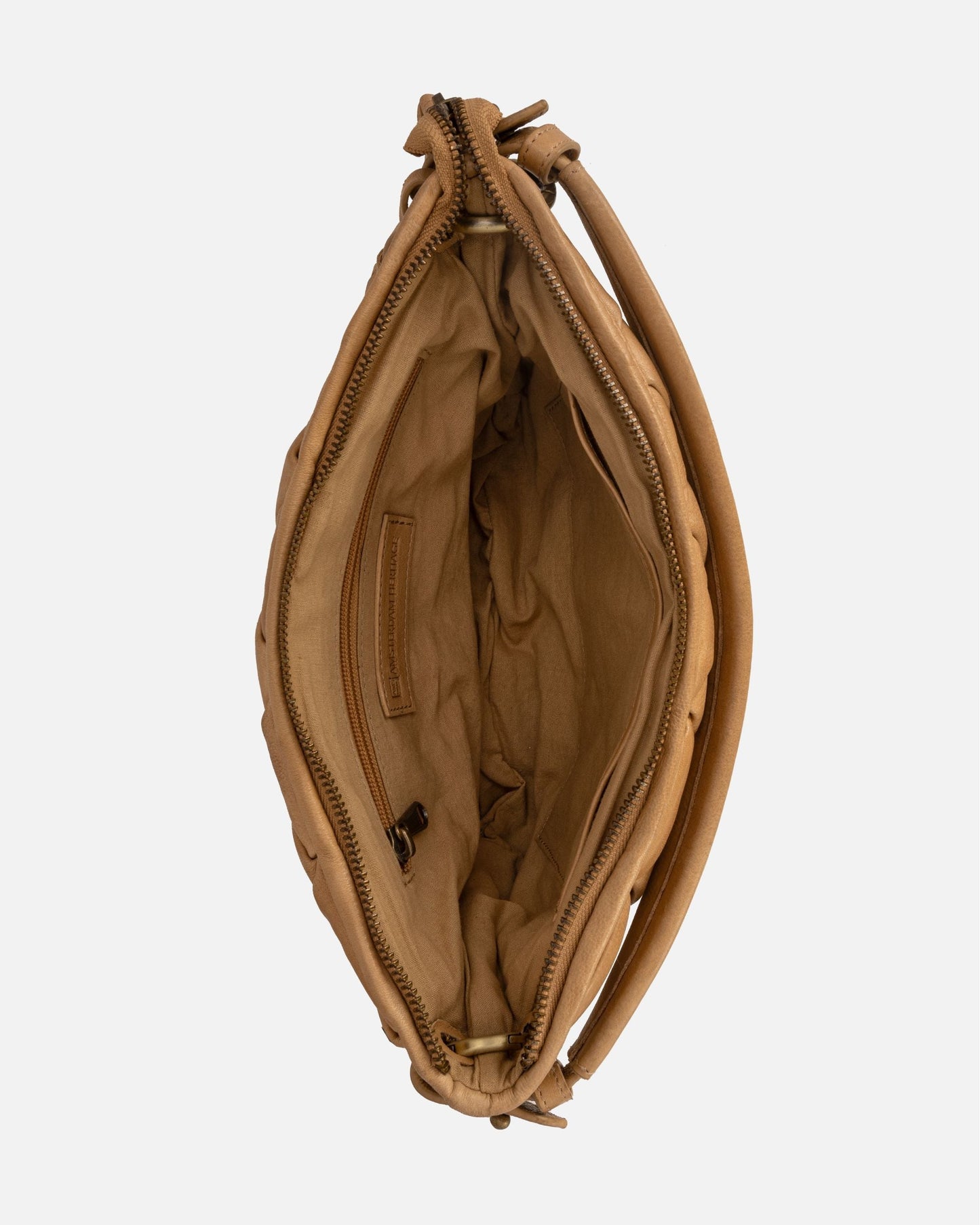 Wang | Woven Leather Shoulder Bag