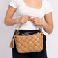 Wang | Woven Leather Shoulder Bag