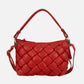 Wang | Woven Leather Shoulder Bag