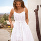 Addyson Dress In Fresh White Eyelet