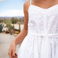 Addyson Dress In Fresh White Eyelet