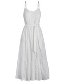 Addyson Dress In Fresh White Eyelet