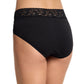 Supima® Cotton French Brief Black