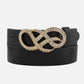 Roma | Silver White Belt Buckle